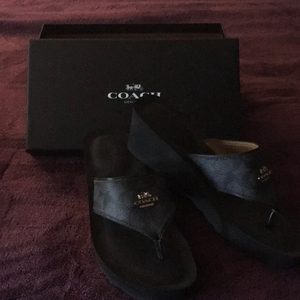 Coach sandals/flip flops